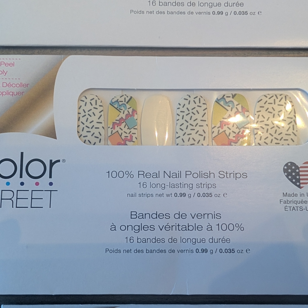 Color Street Confetti Celebration Nail Strips